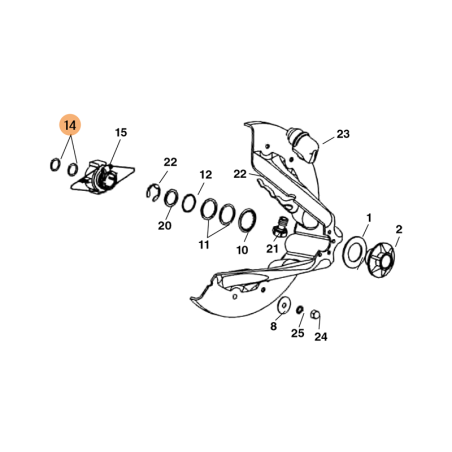 Juego de 6 Juntas Tóricas 71127 RIDGID