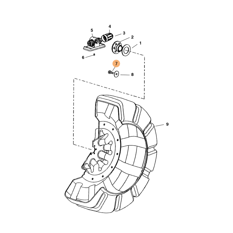 RIDGID 71572 Set of 4 Screw
