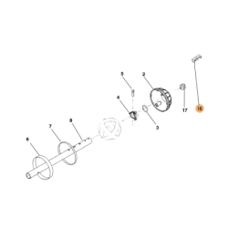RIDGID 23628 Rear Pivot Cover