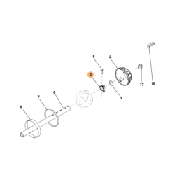Anel do Pino da Antena 24318 RIDGID