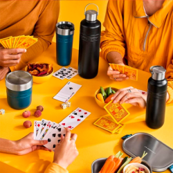 Insulated Water Bottle 500ml Black Matte - On the Go