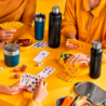 Insulated Water Bottle 500ml Black Matte - On the Go