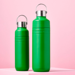 Insulated Water Bottle 1L Bamboo - On the Go