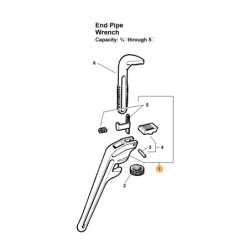 RIDGID Handle Assembly End Iron E-24