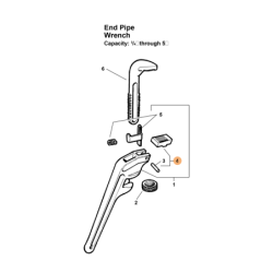 RIDGID Heel Jaw and Pin Assembly E-12 and E-14