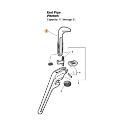 Garra do Gancho E-18 RIDGID