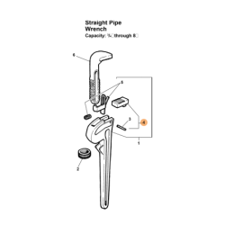 RIDGID Heel Jaw and Pin Assembly 48