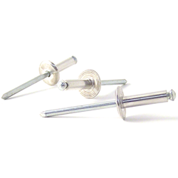 Aluminium/Steel Flower Head Wide Rivet 4,8x18mm BRALO