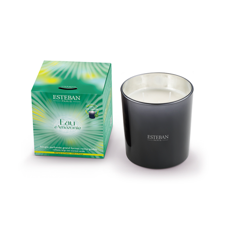 Refillable Scented Candle 450gr - Eau d'Amazonie