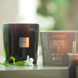 Refillable Scented Candle 450gr - Eau d'Amazonie
