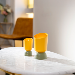 Refillable Scented Candle 220gr Ambre - Iconic Color