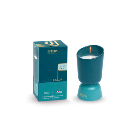 Refillable Scented Candle 220gr Pur Lin - Iconic Color