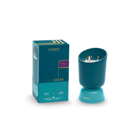 Refillable Scented Candle 700gr Figue Noire - Iconic Color
