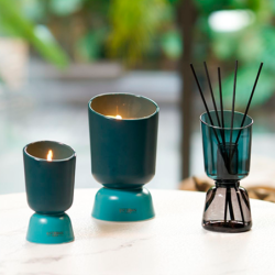 Refillable Scented Candle 700gr Figue Noire - Iconic Color