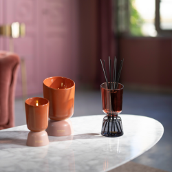 Refillable Scented Candle 700gr Teck and Tonka - Iconic Color