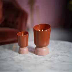 Refillable Scented Candle 700gr Teck and Tonka - Iconic Color