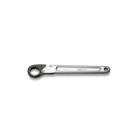 BETA 120 Open Ended 12-Sided 24mm Spanner with Ratchet