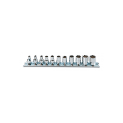 BETA 900AS/SB11 Set of 11 Hexagon Sockets 1/4' Female Drive Chrome-Plated