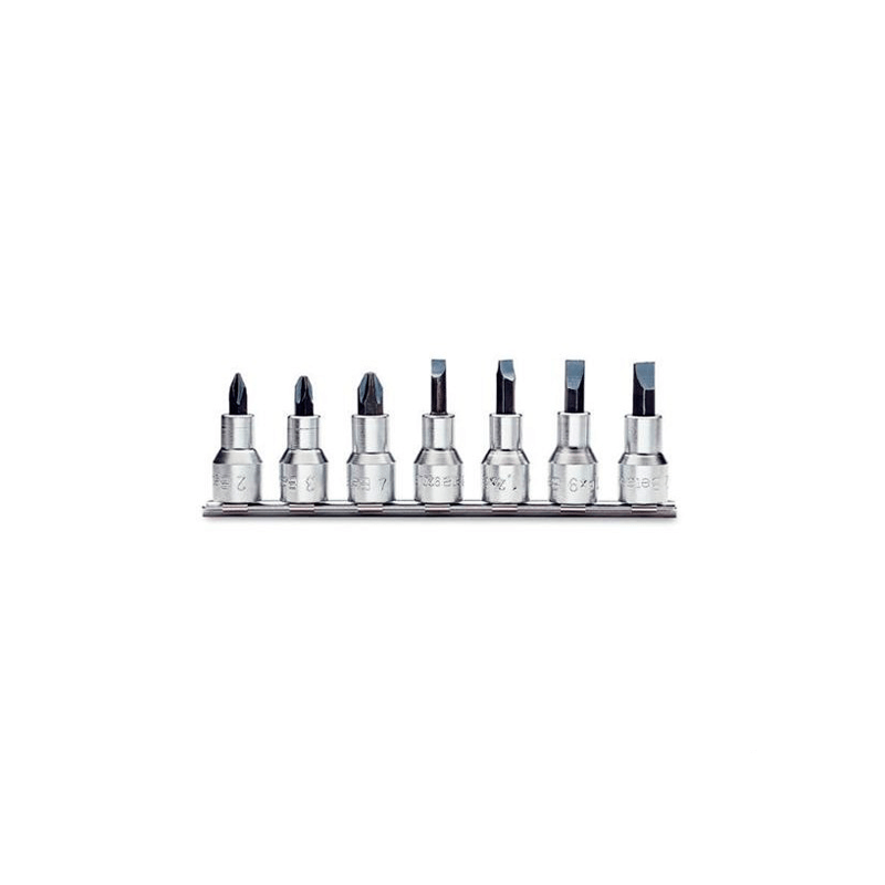 BETA 920LH/SB7 Socket Wrench Set 1/2' with Slotted and Phillips Profile Bits BETA 920LH/SB7 Socket Wrench Set 1/2' with Slotted and Phillips Profile Bits