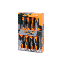 BETA 1263/D8 Set of 8 GRIP Screwdrivers