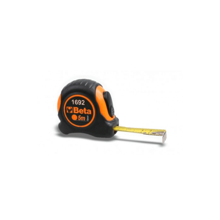 BETA 1692/3 Measuring Tape Shock-Resistant Bi-Material ABS Casing Steel Tapes Precision Class II