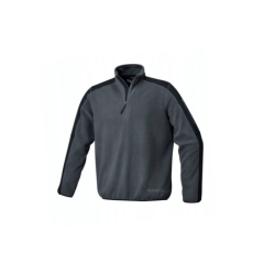 BETA 7632G XS Grey/Black Wool Pullover Sweater with Polyester Inserts