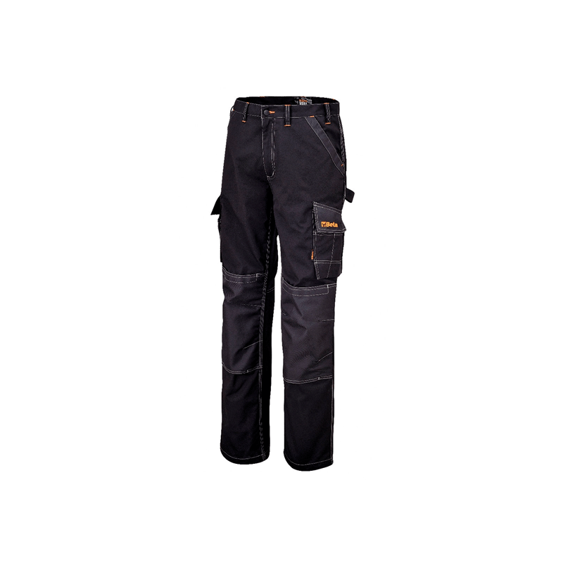 BETA 7815N S Black Multi-pocket work Pants with Polyester Inserts
