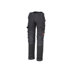 BETA 7816G Grey L Multi-pocket Canvas Work Pants