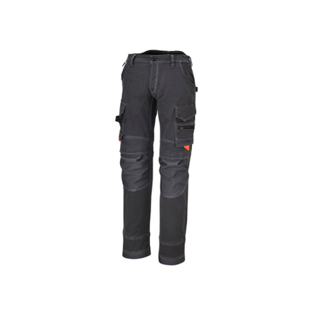 BETA 7816G Grey L Multi-pocket Canvas Work Pants