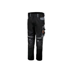BETA 7820 Grey/Black S Multi-Pocket Work Trousers in Cordura Twisted Canvas and Reflex Applications