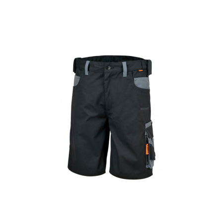 BETA 7821 Black/Grey 3XL Multi-Pocket Twisted Canvas Work shorts