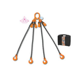 Lingas de Corrente 1mxØ7, 4 Secção com Gancho Clevis 8098 BETA