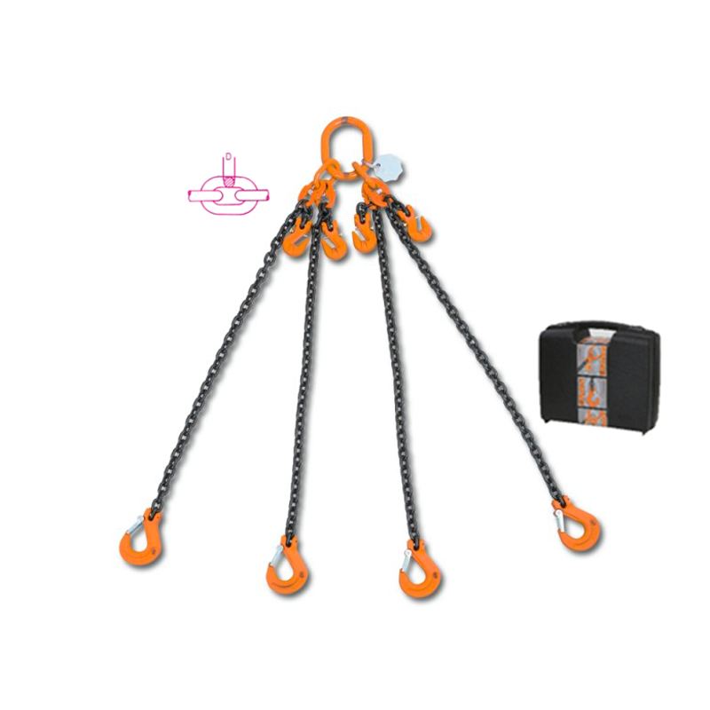 BETA 8098 Lifting Chain Slings 1mxØ7, 4 Section with Clevis Hook BETA 8098 Lifting Chain Slings 1mxØ7, 4 Section with Clevis Hook
