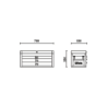BETA C22S-O Portable Tool Chest with Three Drawers