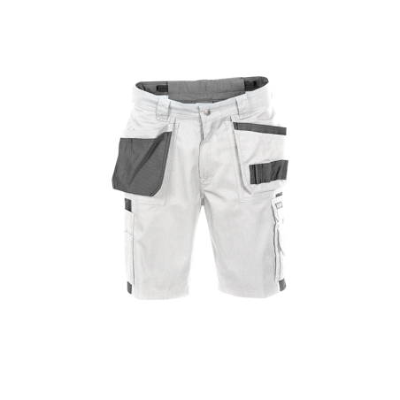 DASSY Monza Two-Tone Work Shorts n.º 38 +/- 245 g/m² White/Grey
