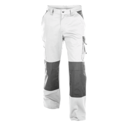 DASSY Boston Two-Tone Work Trousers n.º 52 Plus +/- 245 g/m² White/Grey