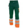 Calças de Trabalho Refletoras Omaha n.º 42 +/- 300 g/m² Verde Garrafa/Laranja Fluo DASSY