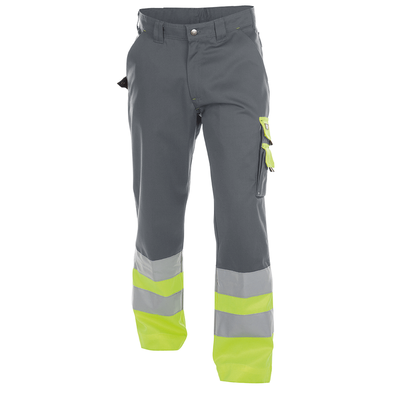 Calças de Trabalho Refletoras Omaha n.º 52 +/- 300 g/m² Cinzento/Amarelo Fluo DASSY