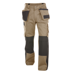 DASSY Seattle Two-Tone Work Trousers n.º 46 +/- 245 g/m² Beige/Black
