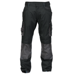 DASSY Nova Work Trousers n.º 42 +/- 250 g/m² Black/Grey