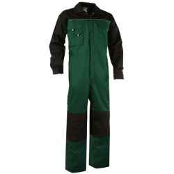 Macacão Cannes Bicolor L +/- 245 g/m² Verde Garrafa/Preto DASSY