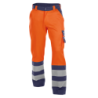 DASSY Lancaster High Visibility Work Trousers n.º 46 +/- 290 g/m² Fluo Orange/Navy