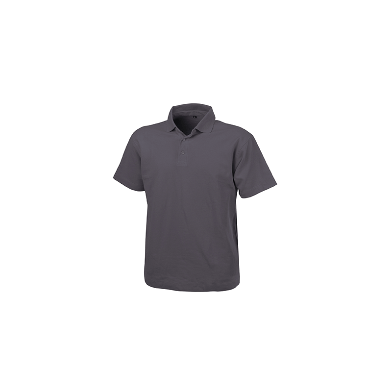 Polo Leon XL +/- 220 g/m² Cinzento DASSY Polo Leon XL +/- 220 g/m² Cinzento DASSY