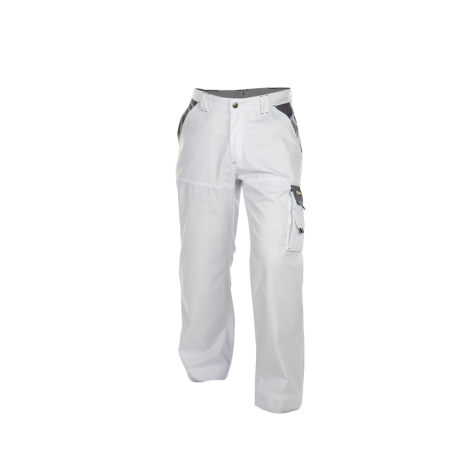 Calças de Trabalho Nashville Bicolor n.º 36 +/- 245 g/m² Branco/Cinzento DASSY
