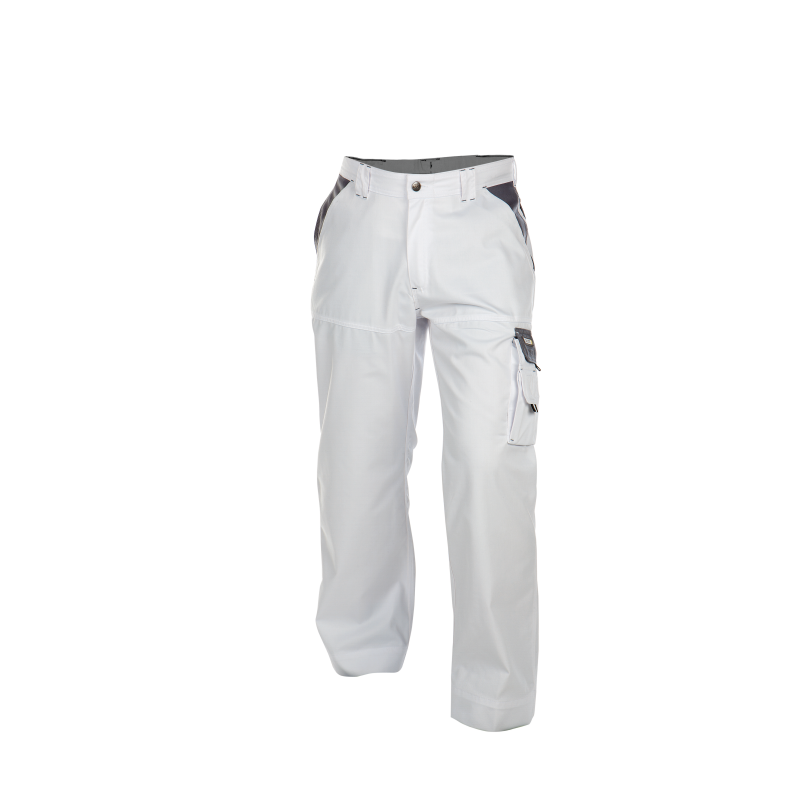 Calças de Trabalho Nashville Bicolor n.º 48 +/- 245 g/m² Branco/Cinzento DASSY
