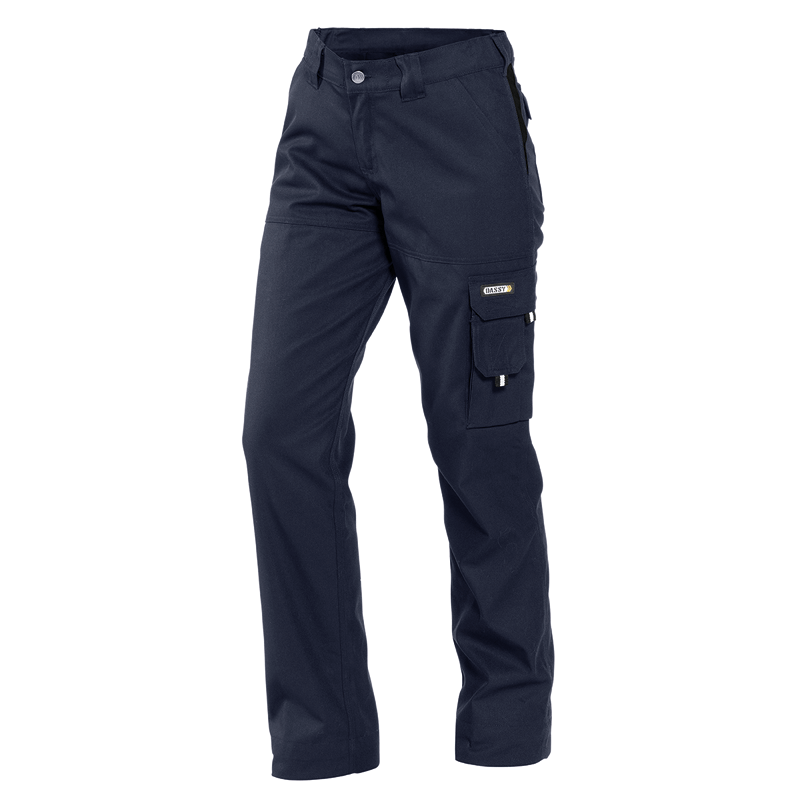 Calças de Trabalho Liverpool Mulher n.º 46 +/- 245 g/m² Azul Marinho DASSY Calças de Trabalho Liverpool Mulher n.º 46 +/- 245 g/m² Azul Marinho DASSY