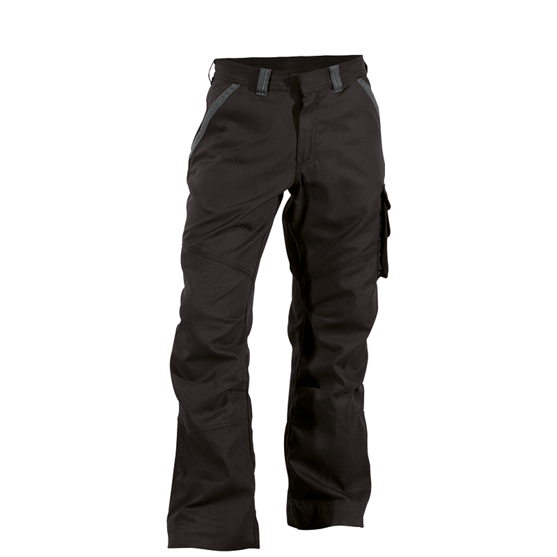 DASSY Stark Canvas Work Trousers n.º 46 +/- 295 g/m² Black/Grey DASSY Stark Canvas Work Trousers n.º 46 +/- 295 g/m² Black/Grey