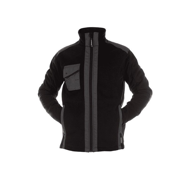 CASACO CROFT 350g PRETO/CINZA M