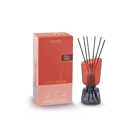 Scented Bouquet and Refill 250ml Teck and Tonka - Iconic Color