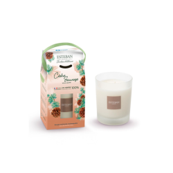 Refillable Scented Candle 180gr Wild Cedar - Nature Universe